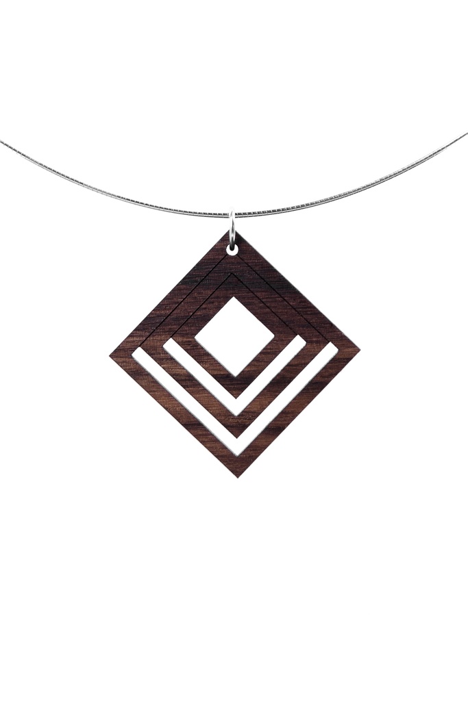 [E1000-2-42] Halskette, Alma Nuss "Omega-Collier Silber 925"